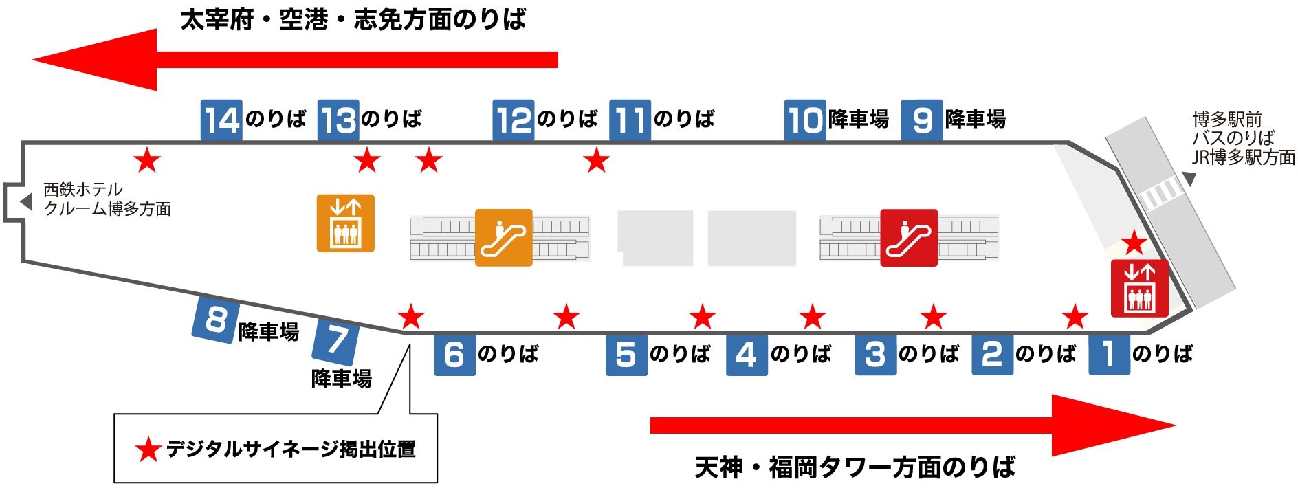 1F map